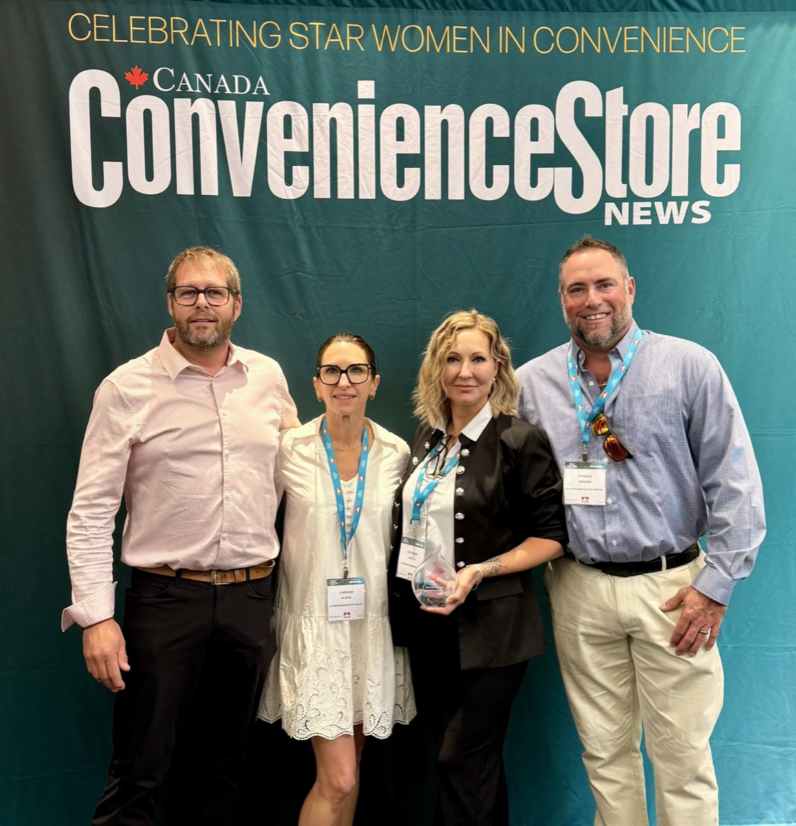 Beauséjour team at the Star Women in Convenience awards