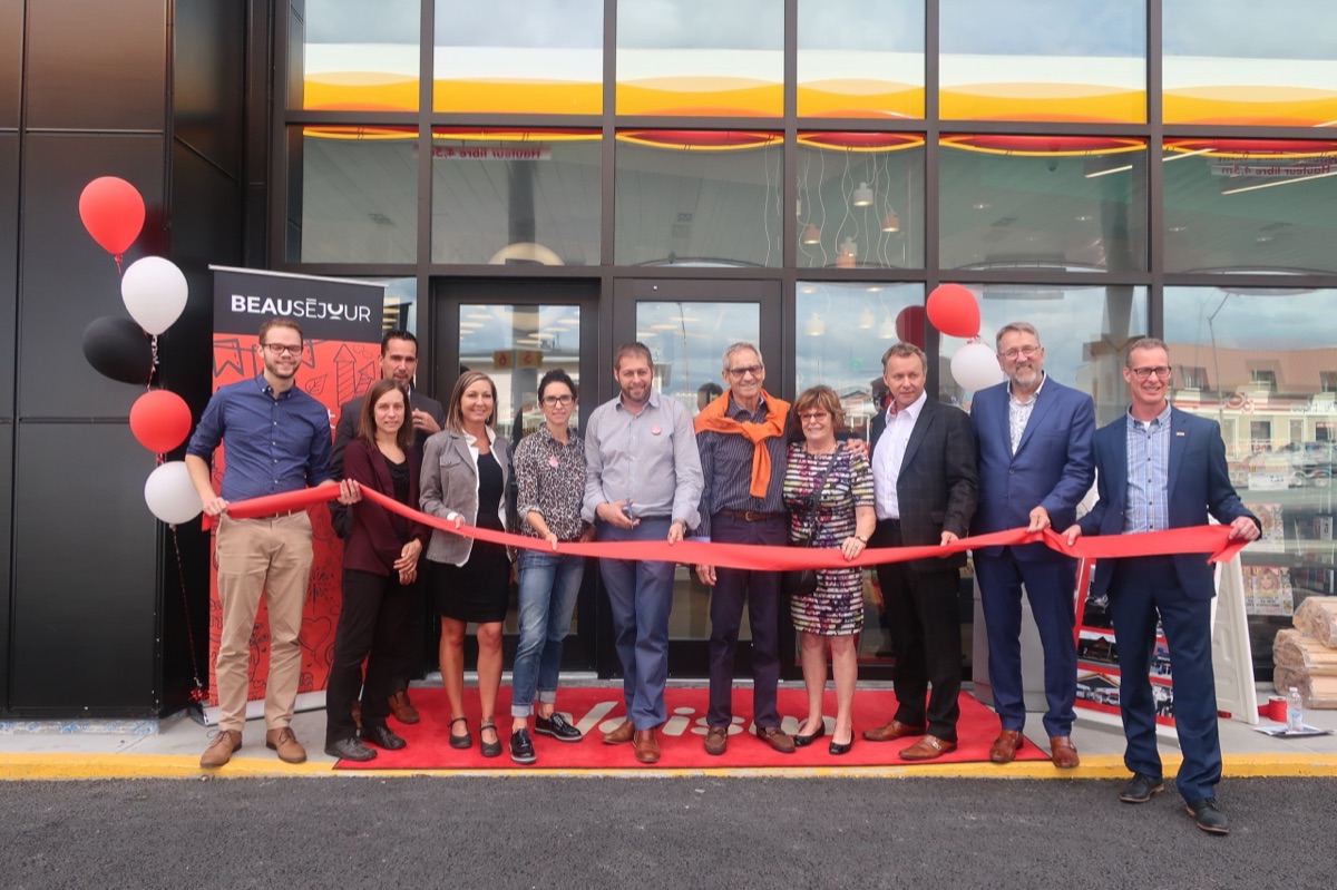 Inauguration of a Beauséjour store